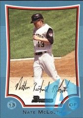 2009 Bowman Blue 458/500 Nate McLouth #19 Pirates